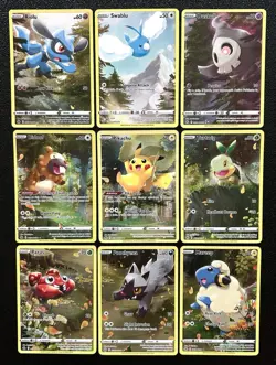 Crown Zenith Galarian Gallery 9 Card Set: GG26-GG34 Pokemon Cards - NM - Image 1