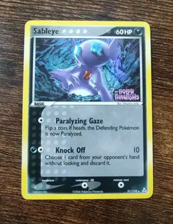Sableye 31/110 Ex Holon Phantoms Reverse Holo Stamped Pokemon - Image 1