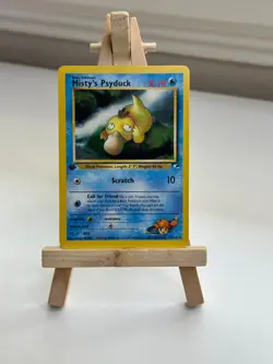 Pokemon 1st Edition Misty's Psyduck 54/132 Gym Heroes Uncommon NM+ - Image 1