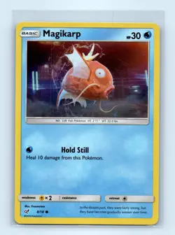 Pokemon tcg Detective Pikachu Magikarp (Holo Common) Lightly played - Image 1