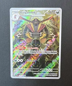 Pokemon TCG Scarlet & Violet Kingambit #220/198 Illustration Rare - Image 1