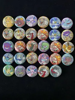 2025 Pokemon TCG S-Chinses Gem Pack Gengar Espeon Badge Lot*29 ER08 - Image 1