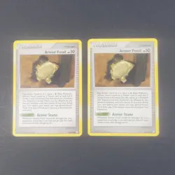 Pokemon TCG - 2x Trainer, Armor Fossil 116/123 - Mysterious Treasures 2007 NM/LP - Image 2