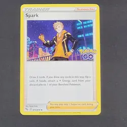 Pokemon TCG - 1x Trainer Spark 70/78 - Pokemon Go - LP/NM - Supporter - 2022 - Image 2
