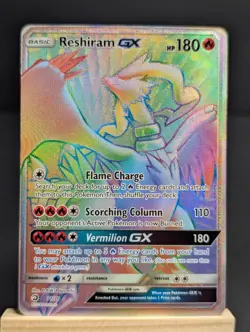 Pokemon Reshiram GX 71/70 Dragon Majesty Secret Rare Full Art Holo NM - Image 1