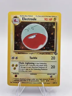 Pokemon TCG Electrode Jungle 2/64 Holo Unlimited Holo Rare - Image 2