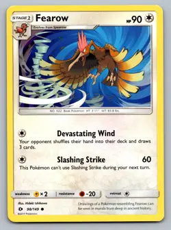 Pokemon TCG SM Base Set Fearow 98/149 - Image 1