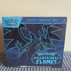 Pokemon Mega Evolution Phantasmal Flames Elite Trainer Box - Image 1