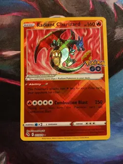 Radiant Charizard 011/078 Pokemon GO Holo - Image 1