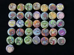 2025 Pokemon TCG S-Chinses Gem Pack Gengar Chansey Badge Lot*36 ER08 - Image 1