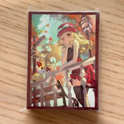 Serena Fennekin 60 Count Pokemon Card Deck Sleeves Autumn Boulevard Design - Image 1