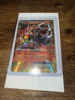 Pokemon M Houndoom EX 22/162 Full Art Ultra Rare Holo Breakthrough 210 HP EN - Image 1