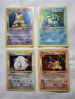 Pokemon WOTC Complete Shadowless Base Set /102. Plus Vintage Binder - Image 2