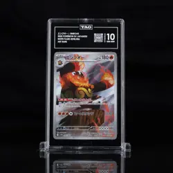 Emboar 098/086 SV11W: White Flare Holo (Japanese) TAG Gem Mint 10 Graded Pokemon - Image 1