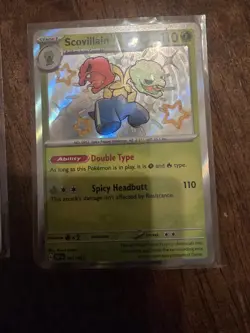 Scovillain - 107/091 - Pokemon TCG Paldean Fates Shiny Holo Rare Baby Shiny - Image 1
