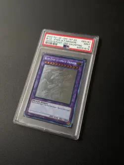 PSA 9 YU-GI-Oh! Ghosts From the Past: 2 EN181 Blue-Eyes Ultimate Dragon 1st Ed - Image 3