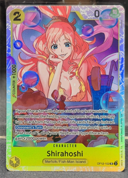 OP12-102 Shirahoshi FOIL Super Rare A Legacy of the Master One Piece Near Mint - Image 1