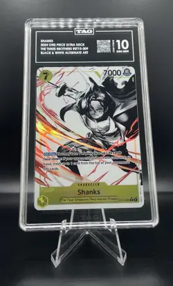 Shanks ST13-009 Black & White Alt Art - One Piece - Three Brothers Foil TAG 10 - Image 1