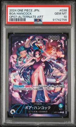 One Piece Japanese Boa Hancock OP07-038 PSA 10 - Image 1