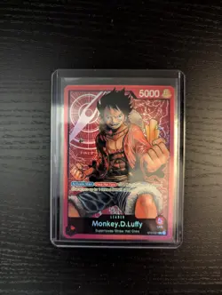 One Piece English Monkey.D.Luffy ST01-001 Leader Foil - Near Mint - Image 1