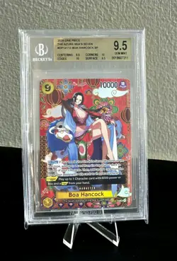 Boa Hancock OP14-112 (SP) The Azure Sea's Seven Foil BGS 9.5 - Image 1