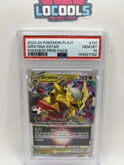 2023-2024 POKEMON PLAY! POKEMON PRIZE PACK #131 GIRATINA VSTAR PSA 10 Gem - Image 1
