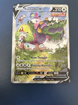 Pokemon TCG Tornadus v Chilling Reign Alternative Art Card 185/198 Ultra Rare - Image 1