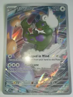 Tornadus - SVP210 Pokemon Centre Stamped Promo Card Full Art - Image 1