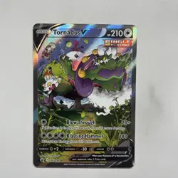 Tornadus V (Alternate Full Art) 185/198 Swsh06 Sword & Shield Chilling Reign - Image 1