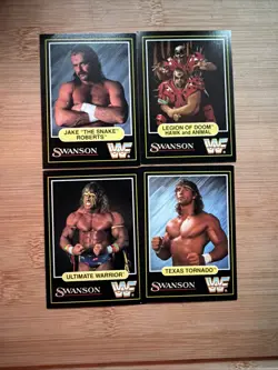 WWF Swanson Cards Texas Tornado Legion Of Doom Ultimate Warrior Jake Snake 1991 - Image 1