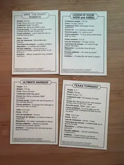 WWF Swanson Cards Texas Tornado Legion Of Doom Ultimate Warrior Jake Snake 1991 - Image 2