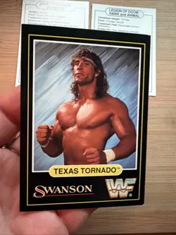 WWF Swanson Cards Texas Tornado Legion Of Doom Ultimate Warrior Jake Snake 1991 - Image 4