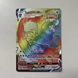 Tornadus VMAX 209/198 Rainbow Hyper Rare Chilling Reign Pokemon Cards TCG NM - Image 1