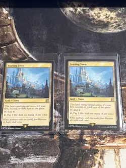 Magic: The Gathering Starting Town Land Cards FFO Lot x2 - Image 1