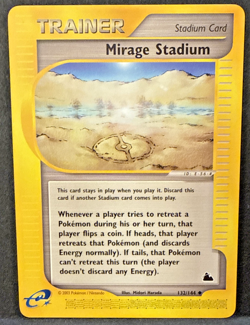 Mirage Stadium - 132/144 - Pokemon Card Skyridge Common Non-holo - LP+ - Image 1