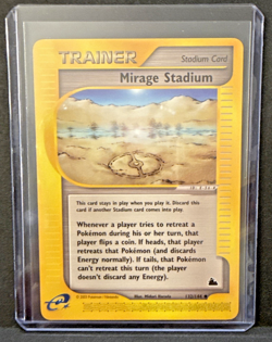 Mirage Stadium - 132/144 - Pokemon Card Skyridge Common Non-holo - LP+ - Image 3