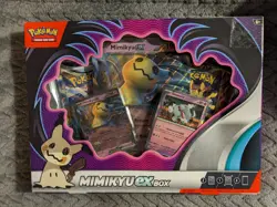Pokemon TCG Mimikyu EX Box Sealed, Four Booster Packs Plus Jumbo Card And Promos - Image 1