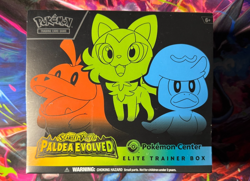 Paldea Evolved Pokemon Center Elite Trainer Box Sealed Pokemon Card TCG - Image 1