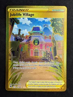 Jubilife Village Secret Full Art Astral Radiance 212/189 Pokemon Card TCG NM - Image 1
