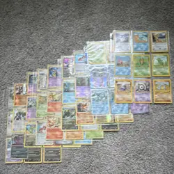 Pokemon TCG Lot Eevee, Light Flareon, Scolipede, Tyrantrum, Trainer Cards - Image 1