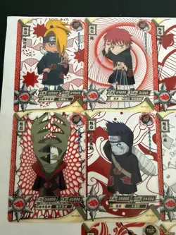 Kayou Naruto Akatsuki Lot 10 TR/TGR Cards – Itachi Pain Obito Deidara + MORE - Image 2