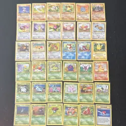 Pokemon WOTC Jungle Lot - 36 Cards no duplicates - Image 1