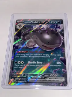 Pokemon TCG Paldean Clodsire EX S&V Holo Double Rare Card 059/091 - Image 1