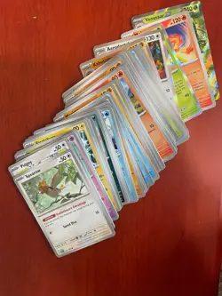Pokemon 151 Bulk Bundle - 70 cards - No Dupes - 5 Rares, 25 Unc, 40 Commons - Image 1