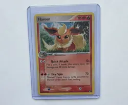 Pokemon Flareon 002/017 POP Series 3 Holo Rare 70 HP Card English - Image 1