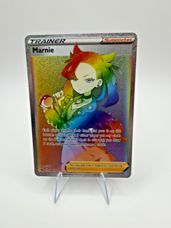 Marnie Rainbow Secret 2020 Pokemon Sword & Shield Card 208/202 - Image 1