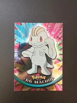 Pokemon Machop #66 Holo Topps Serie 1 Blue Logo ITA - Image 1