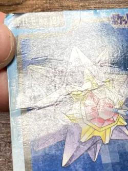 Pokemon Carddass Card Starmie File No.121 Bandai Pocket Monsters 1997 - Image 4