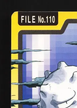 Weezing No.110 HP Bandai Carddass File Japanese Pokemon Card TCG - Image 4