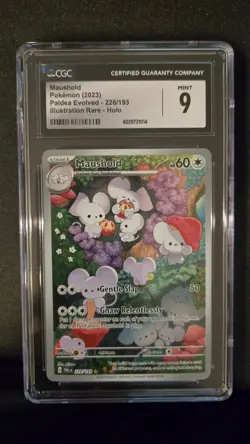 Maushold 226/193 Sv02: Paldea Evolved Holo Card CGC 9 Mint - Image 1